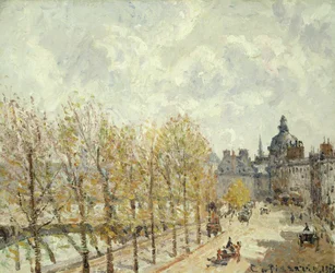 The Malaquais Quay in the Morning, Sunny Weather